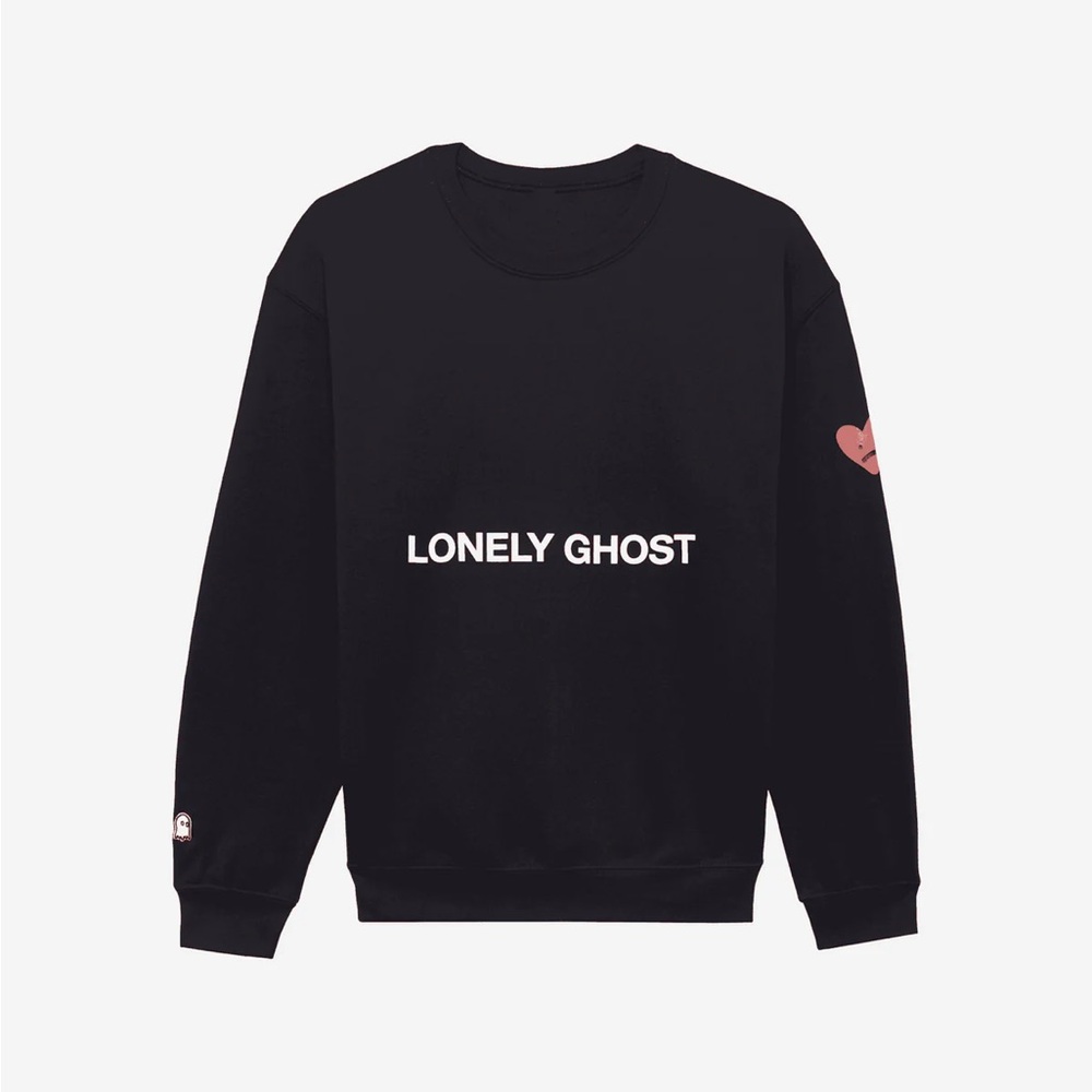 Lonely Ghost Heart On My Sleeve Crewneck